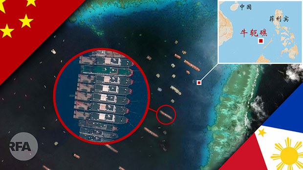中國“漁船”賴著不走 緊張升級 菲律賓八點聲明