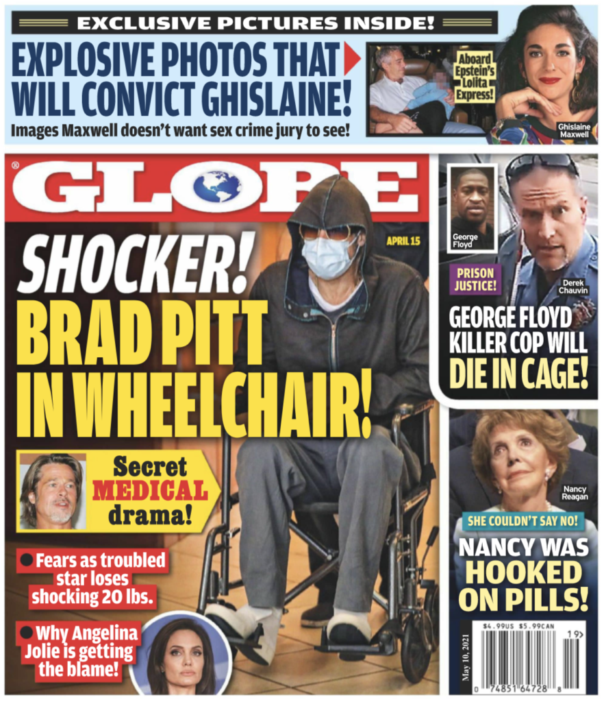布拉德皮特如今身體差到坐輪椅 都是朱莉害的？