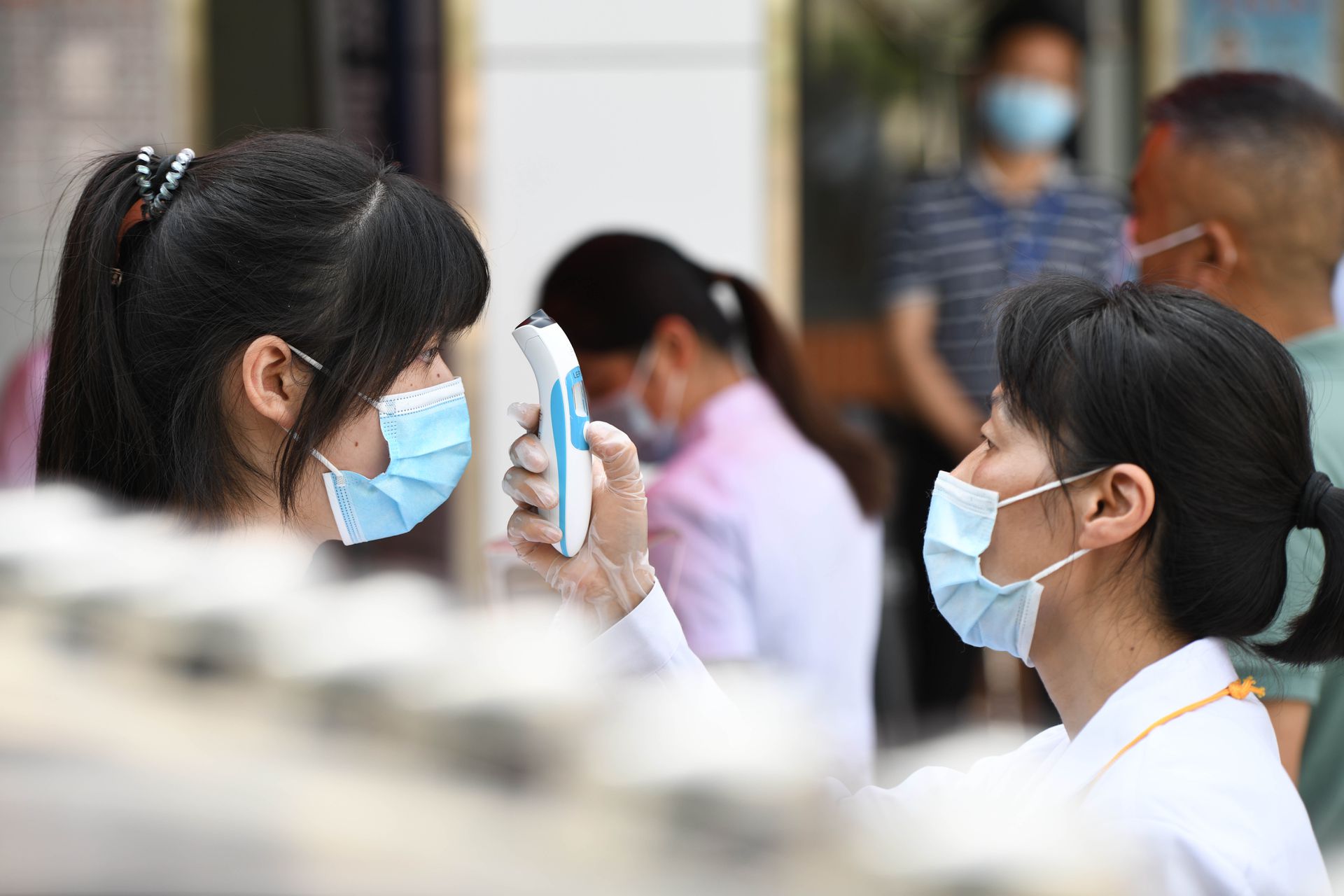 中國史上參加人數最多高考 圖看疫情下首日現場