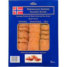 Foppen Norwegian Smoked Salmon Slices, 12 oz | Costco