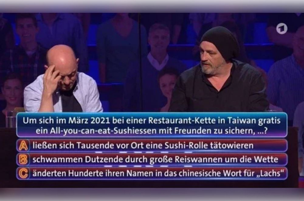 台灣"鮭魚之亂"竟登德國益智節目…參賽者傻眼了