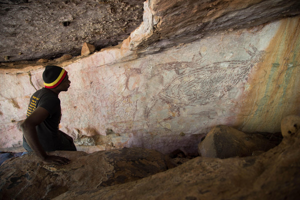 澳洲發現“最古老壁畫” 1萬7000年前袋鼠竟長這樣！