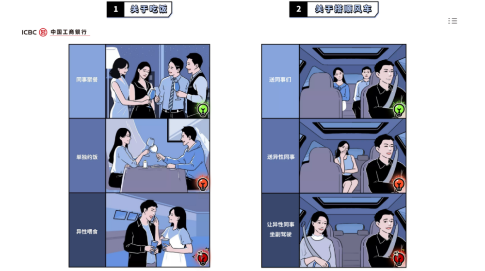 中國工行內部提倡議 異性員工避免單獨約飯