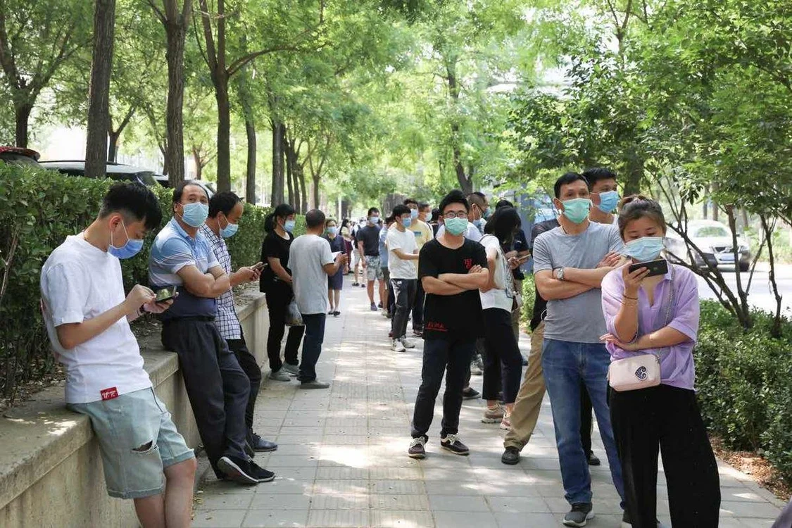 北京通州疾控中心通告顯示：核酸采樣點是最大的疫情傳播風險點