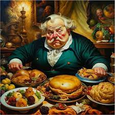 Seven Deadly Sins Study - Gluttony C - Chesapeake Farms LLC - Paintings &  Prints, Religion, Philosophy, & Astrology, Christianity, Other Christianity  - ArtPal